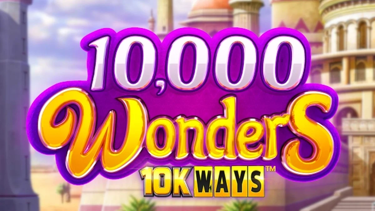 Interface vibrante e festiva do slot 10,000 Wonders 10K Ways